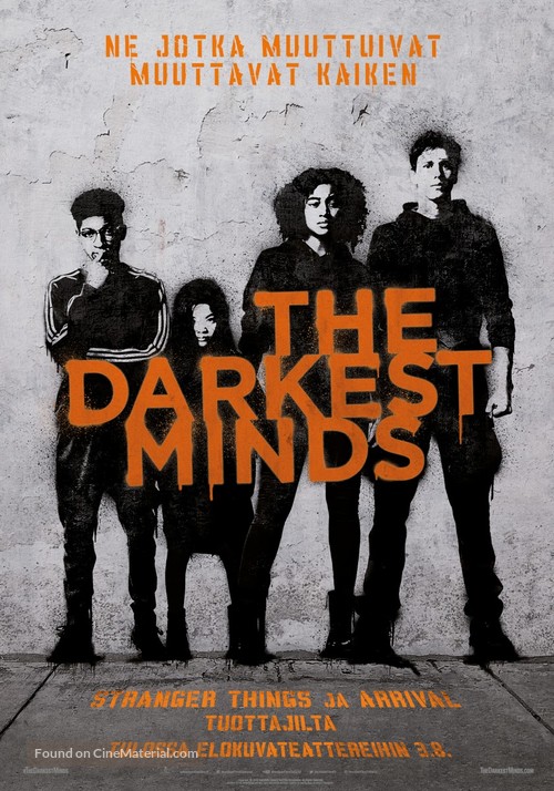 The Darkest Minds - Finnish Movie Poster