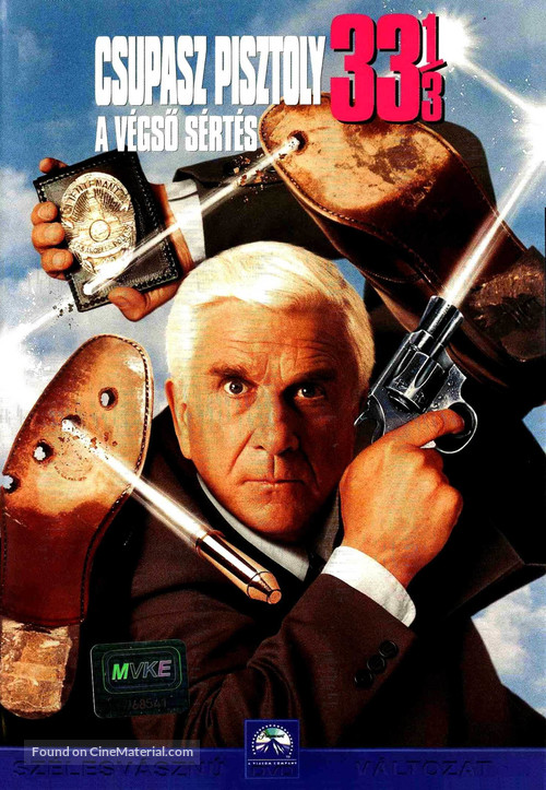 Naked Gun 33 1/3: The Final Insult - Hungarian DVD movie cover