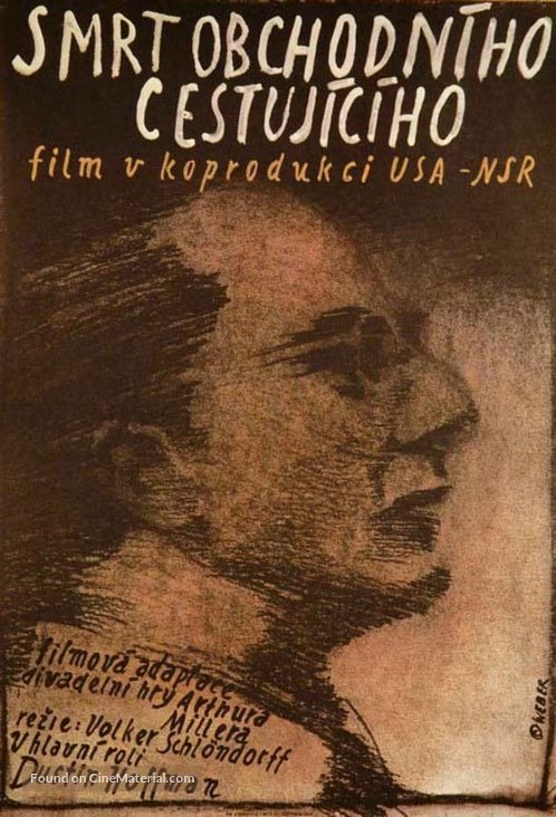 Death of a Salesman - Czech Movie Poster