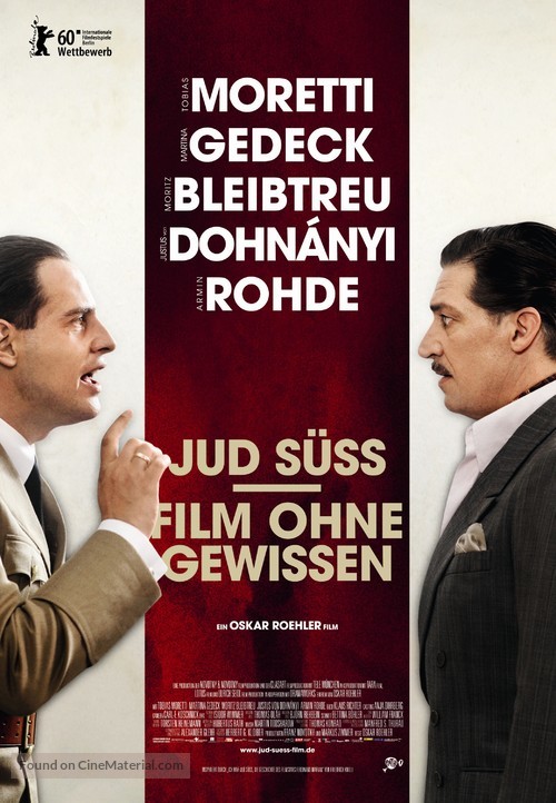 Jud S&uuml;ss - Film ohne Gewissen - Swiss Movie Poster