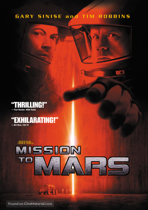 Mission To Mars - DVD movie cover