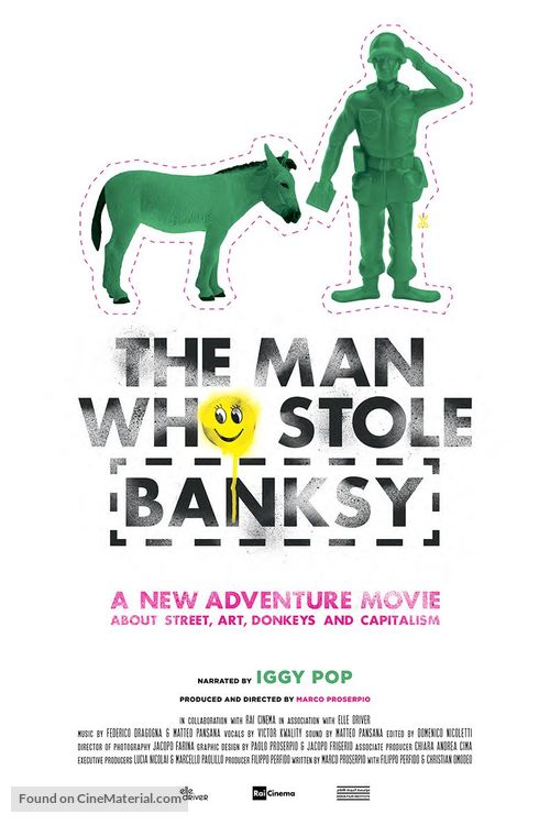 The Man Who Stole Banksy - Italian Movie Poster