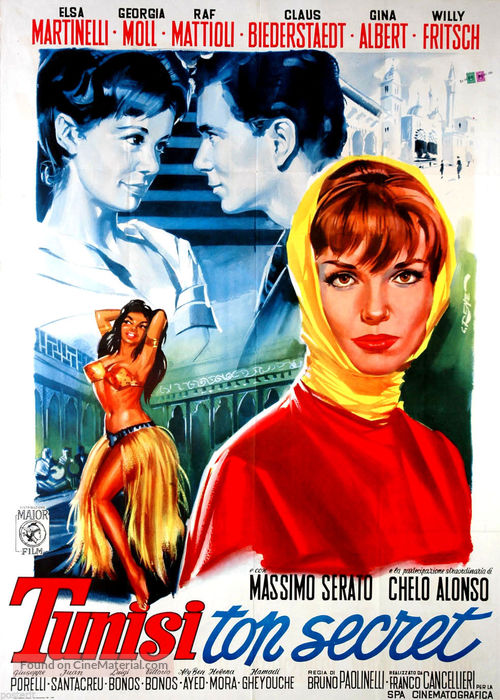 Tunisi top secret - Italian Movie Poster