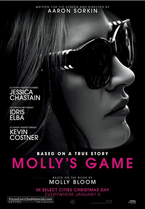 Molly&#039;s Game - Canadian Movie Poster