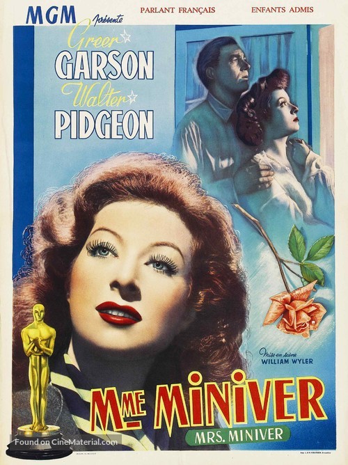 Mrs. Miniver - Belgian Movie Poster