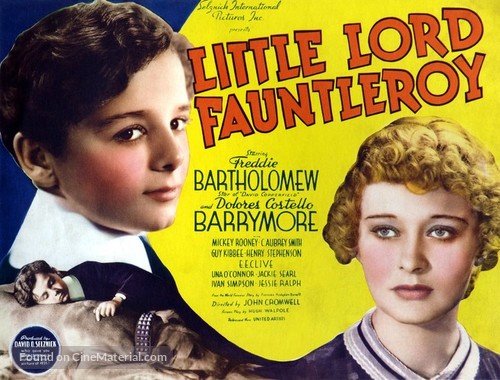 Little Lord Fauntleroy - Theatrical movie poster