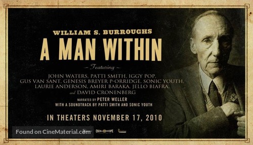 William S. Burroughs: A Man Within - Movie Poster