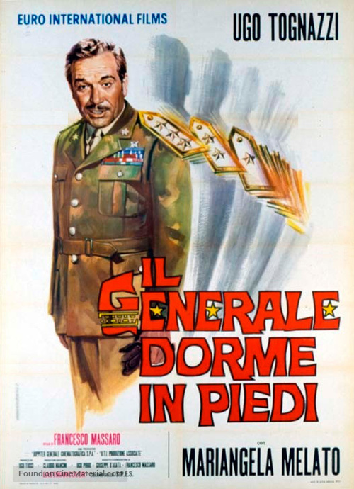 Il generale dorme in piedi - Italian Movie Poster