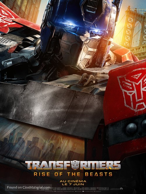 Transformers: Rise of the Beasts - French Movie Poster