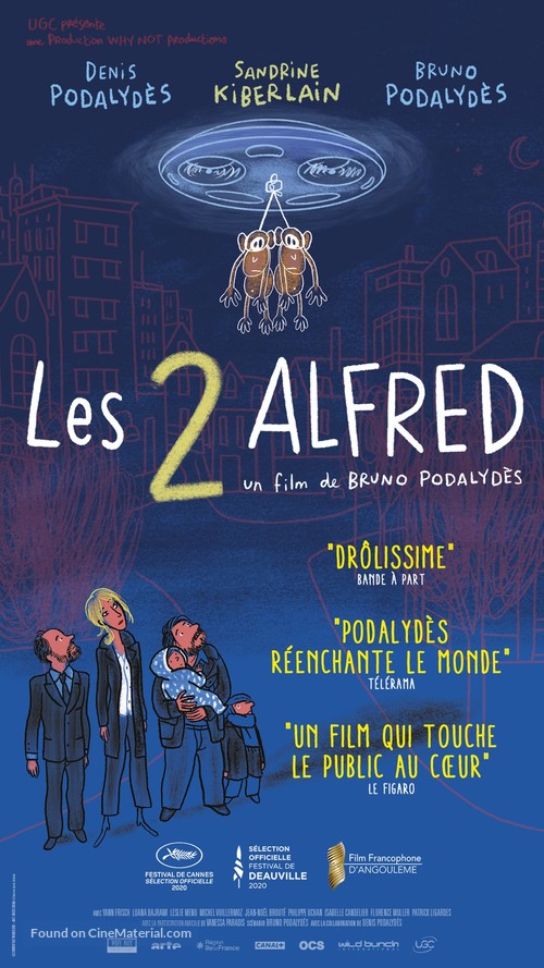 Les deux Alfred - French Movie Poster