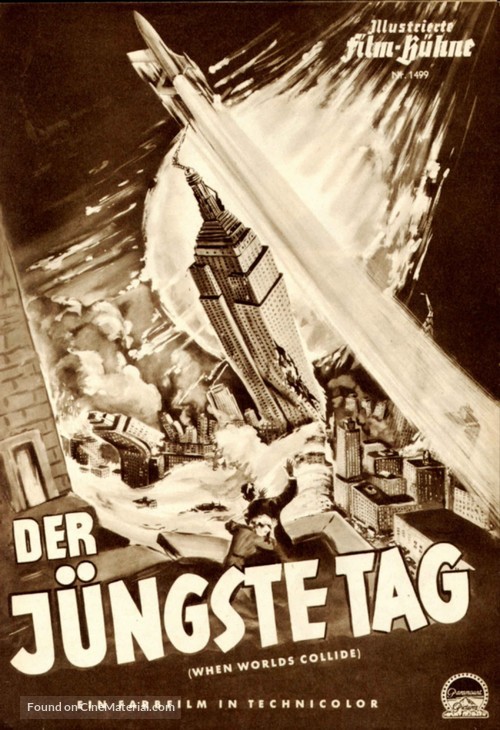 When Worlds Collide - German poster