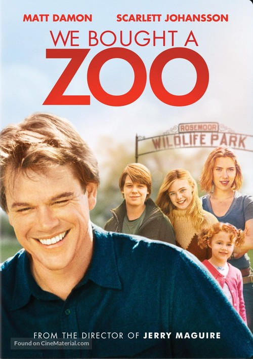 We Bought a Zoo - DVD movie cover