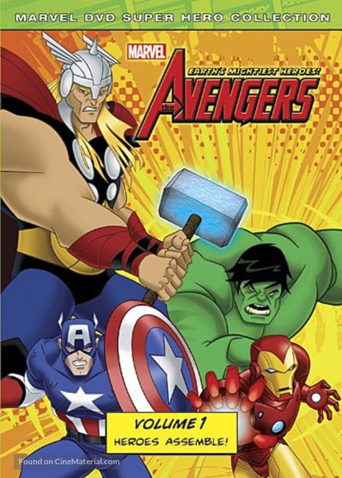 &quot;The Avengers: Earth&#039;s Mightiest Heroes&quot; - DVD movie cover