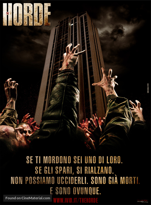 La horde - Italian Movie Poster