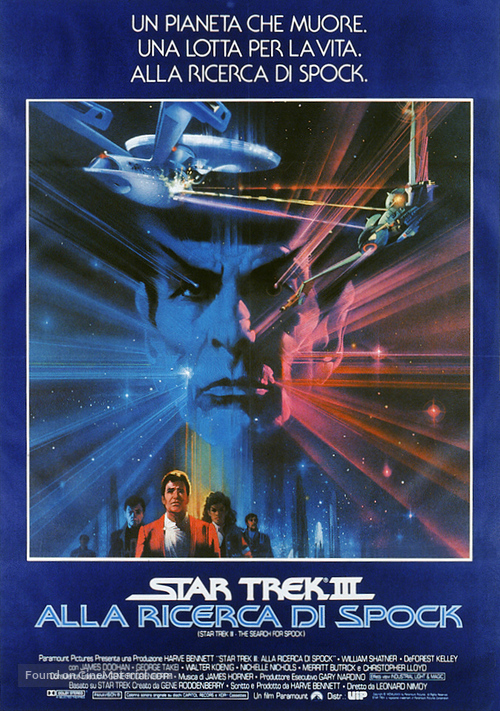 Star Trek: The Search For Spock - Italian Theatrical movie poster