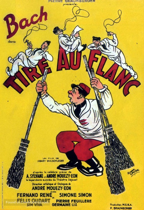 Tire au flanc - French Movie Poster