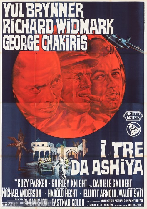 Flight from Ashiya - Italian Movie Poster