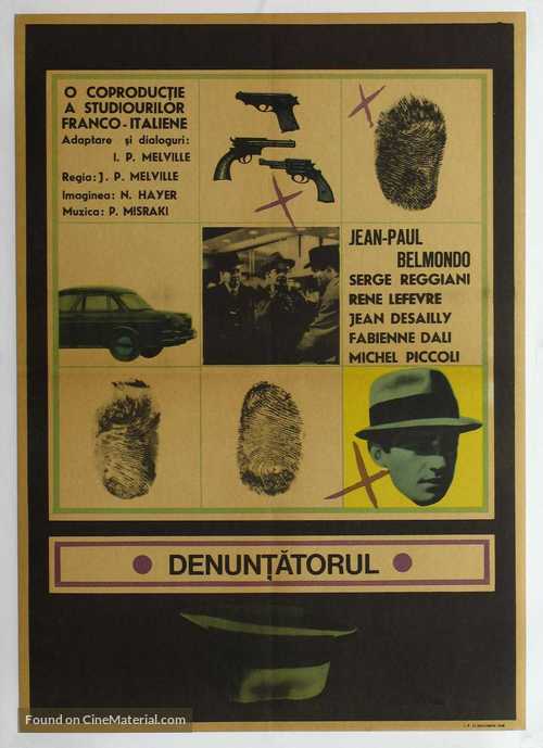 Le doulos - Romanian Movie Poster