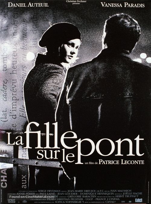 Fille sur le pont, La - French Movie Poster