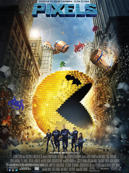 Pixels - Turkish Movie Poster