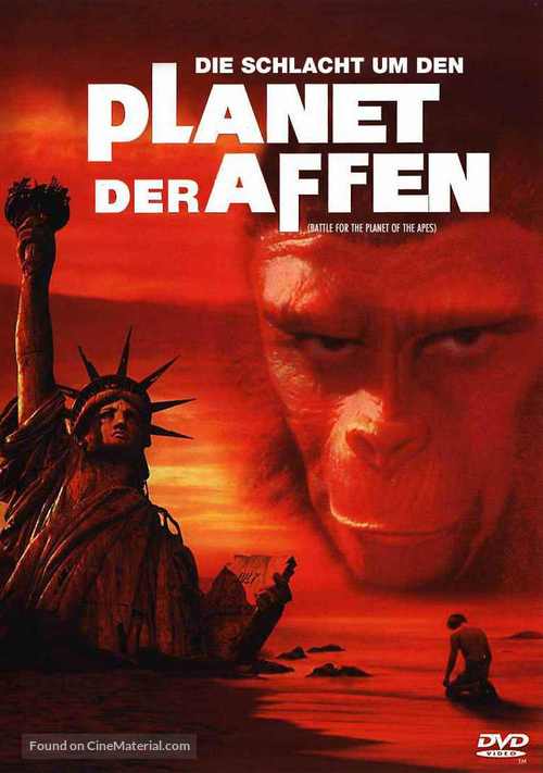 Battle for the Planet of the Apes - German Movie Cover