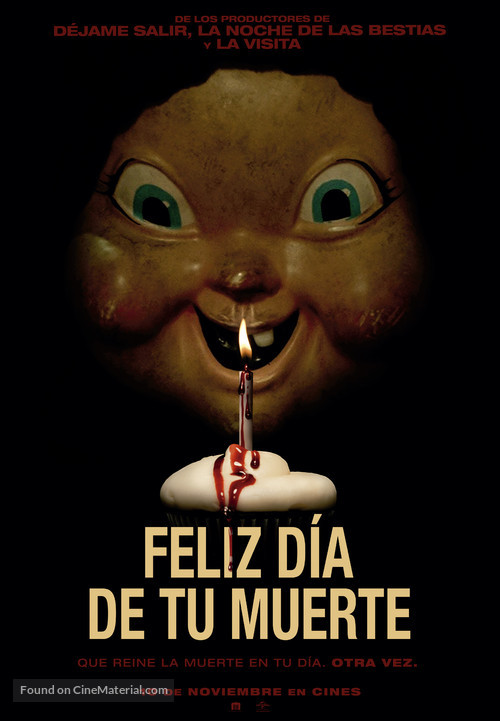 Happy Death Day - Spanish Movie Poster