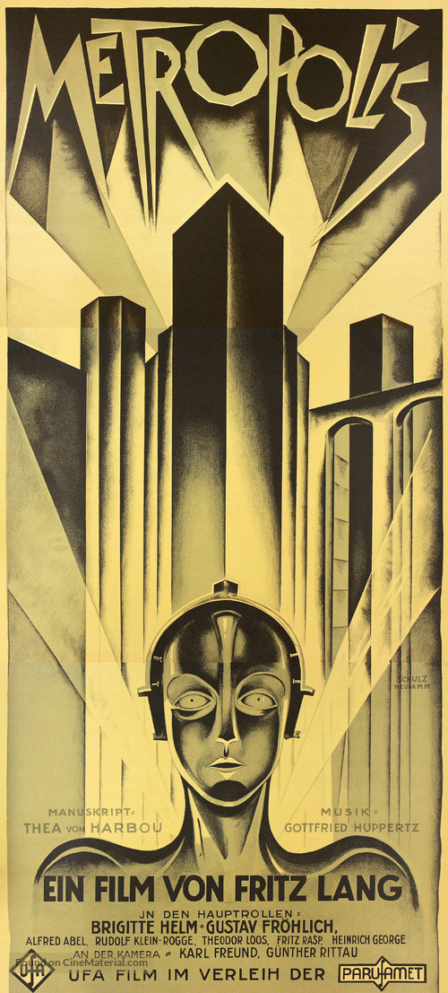 Metropolis - German Movie Poster