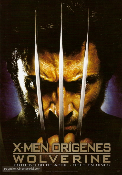 X-Men Origins: Wolverine - Argentinian Movie Poster