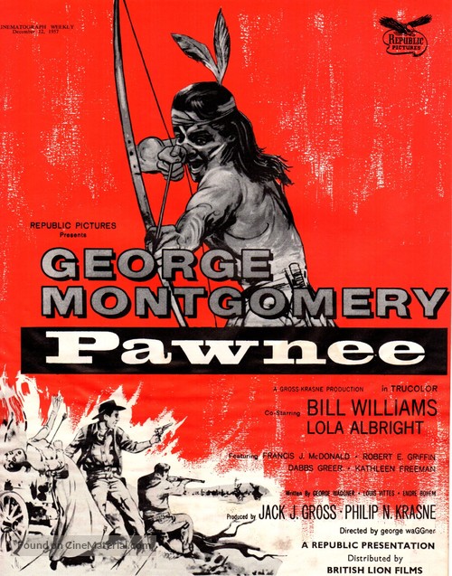 Pawnee - British Movie Poster