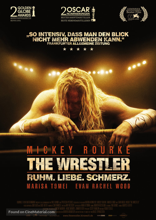 The Wrestler - German Movie Poster