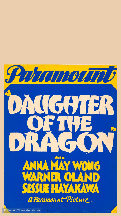 Daughter of the Dragon - Movie Poster