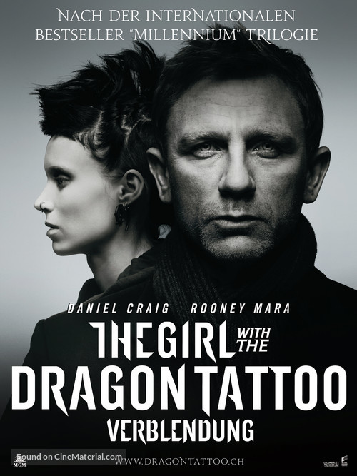 The Girl with the Dragon Tattoo - Swiss Movie Poster