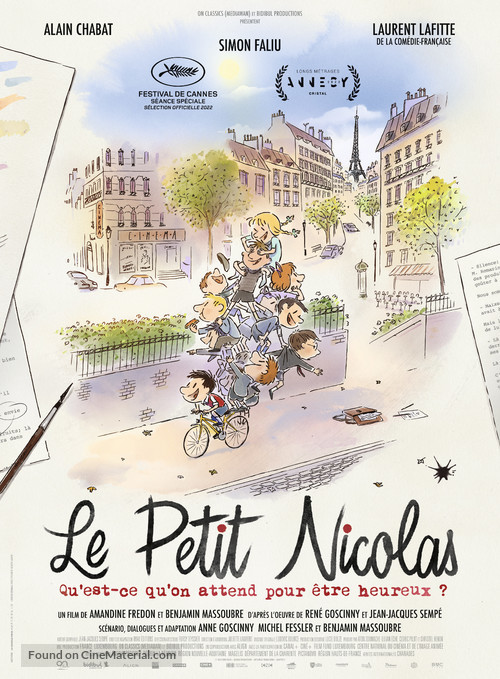 Le Petit Nicolas - Qu&#039;est-ce qu&#039;on attend pour &ecirc;tre heureux ? - French Movie Poster