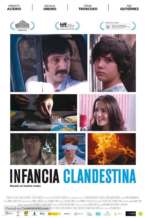 Infancia clandestina - Spanish Movie Poster