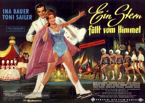 Ein Stern f&auml;llt vom Himmel - German Movie Poster