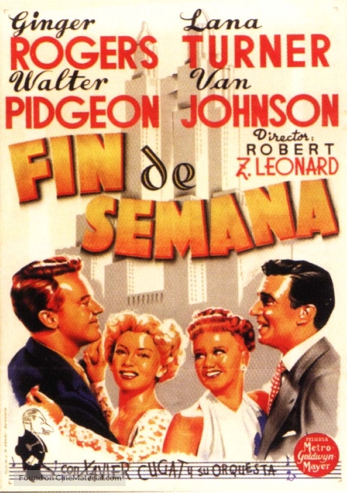 Week-End at the Waldorf - Spanish Movie Poster