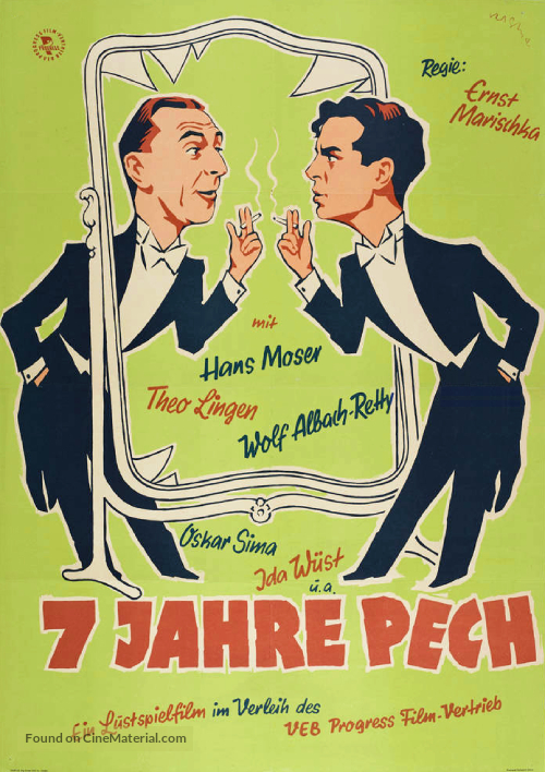 Sieben Jahre Pech - German Movie Poster
