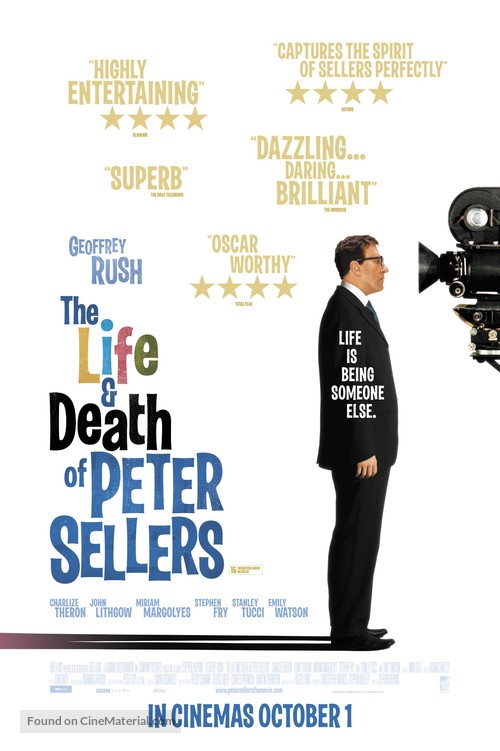 The Life And Death Of Peter Sellers - British Movie Poster