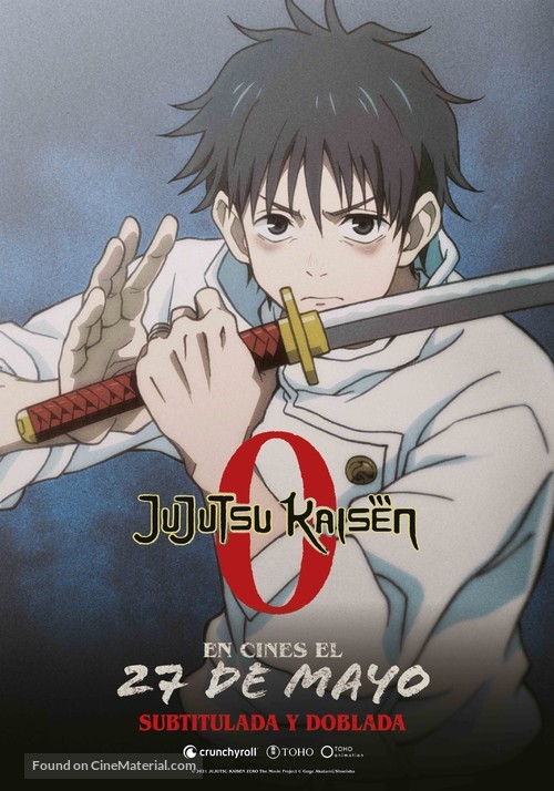 Gekijouban Jujutsu Kaisen 0 - Spanish Movie Poster