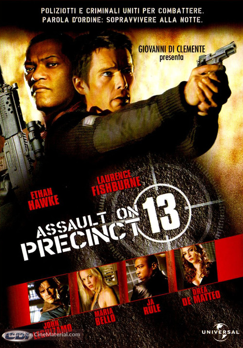 Assault On Precinct 13 - Italian DVD movie cover