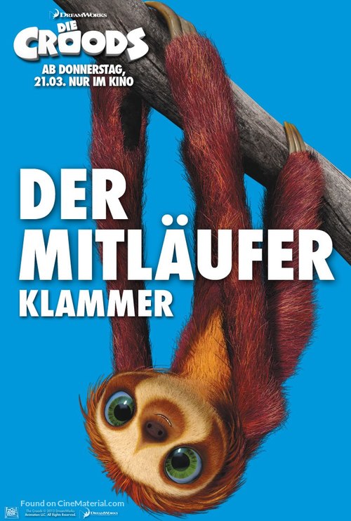 The Croods - German Movie Poster