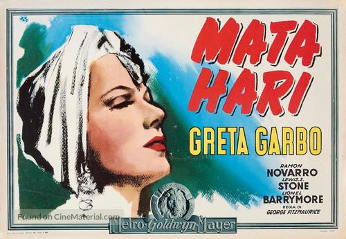 Mata Hari - Italian Movie Poster