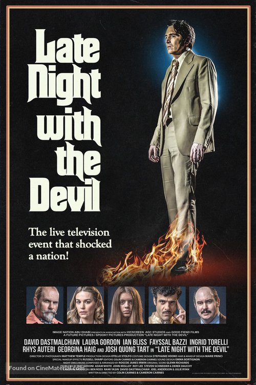 Late Night with the Devil - Australian Movie Poster