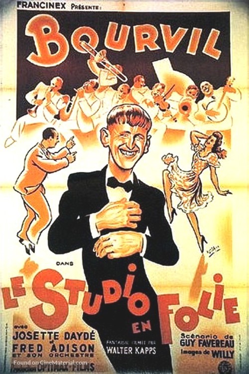 Studio en folies - French Movie Poster