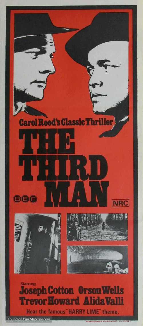 The Third Man - Australian Re-release movie poster