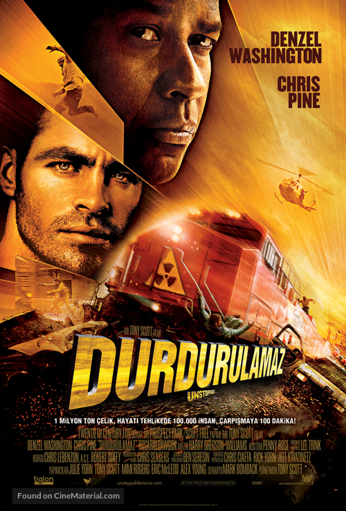 Unstoppable - Turkish Movie Poster