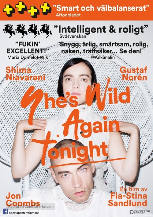 She&#039;s Wild Again Tonight - Swedish Movie Poster