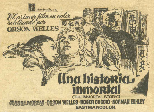 Histoire immortelle - Spanish Movie Poster