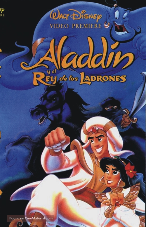 Aladdin And The King Of Thieves - Spanish VHS movie cover