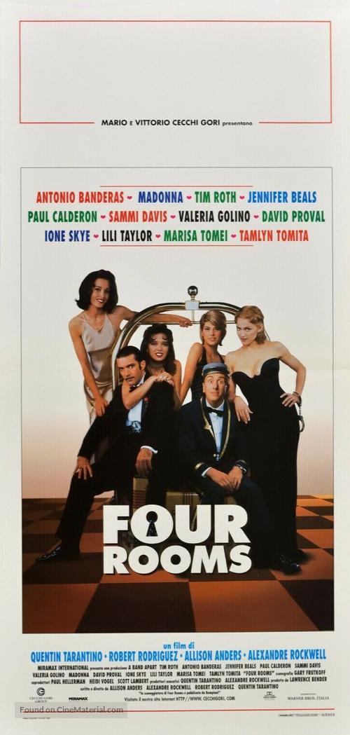 Four Rooms - Italian Movie Poster